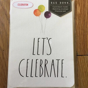 Rae Dunn “Let’s Celebrate” Greeting Card